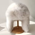 thumbnail image 5 of Trapper Hat Unisex Adult Cold Proof Russian Hat Winter Plush Lei Feng Hats Ushanka Cap Warm Hats With Ear Flaps For Skiing, Hiking, Skating, 5 of 7