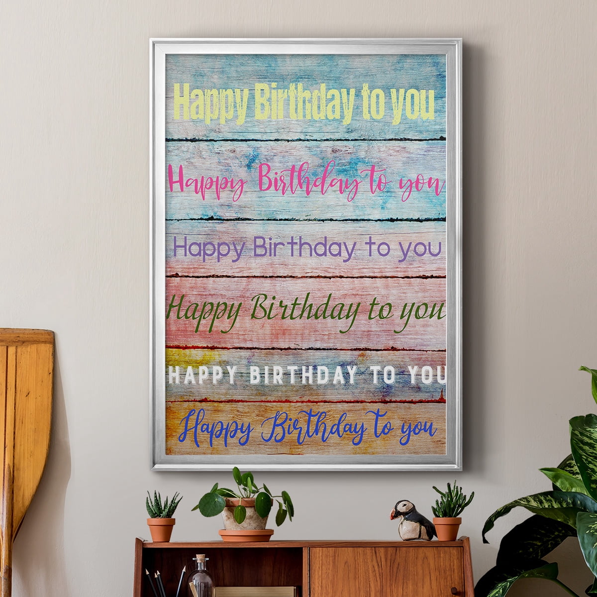 Birthday Song Premium Framed Print - Ready to Hang