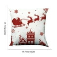 thumbnail image 3 of Funda de almohada navideña para sofá | Funda de cojín festiva | Funda de almohada corta de felpa | Elemento decorativo para sofá, cama o sala de estar, 3 of 6