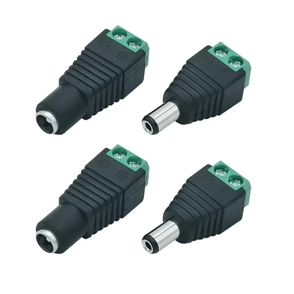 Black Electronic Adapter 3A 1V To 24V Dc Jack For Led Strip Cctv Power Supply