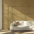 thumbnail image 2 of Dundee Deco 3D Wall Panels, PVC, Faux Wood in Gold, Sample 6 in X 6 in, 2 of 6