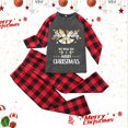thumbnail image 1 of 2023 Pyjamas de Noël Assortis pour la Famille, Pyjamas en Velours pour Hommes, 1 of 5