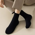 thumbnail image 4 of B91xZ Crew Cut Work Socks for Men Sport Athletic Running Socks,Black One Size, 4 of 5