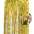 thumbnail image 2 of 100x200cm Parti Rideau Brillant Uniforme Couleur Aluminium Adhésif Frange Rideau pour Parti, 2 of 8