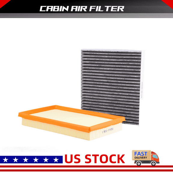 CA12289 Engine Air Filter and CF12157 Cabin Air Filter Set Compatible with Toyota AVALON, CAMRY, COROLLA, RAV4, Lexus ES250, ES300H, UX200