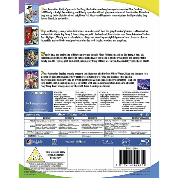 Toy Story: 4-Movie Collection Box Set, The Complete Toy Story