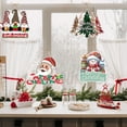 thumbnail image 6 of FeiFu 4 Pieces Christmas Door Decoration Paper Christmas Wall Door Decoration Welcome Door Hanger Indoor Outdoor Decoration, 6 of 6