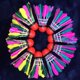 thumbnail image 2 of Shuttlecock, 11 Pcs Colorful High Speed Feather Badminton Balls for Training Exercise Gym, 2 of 5