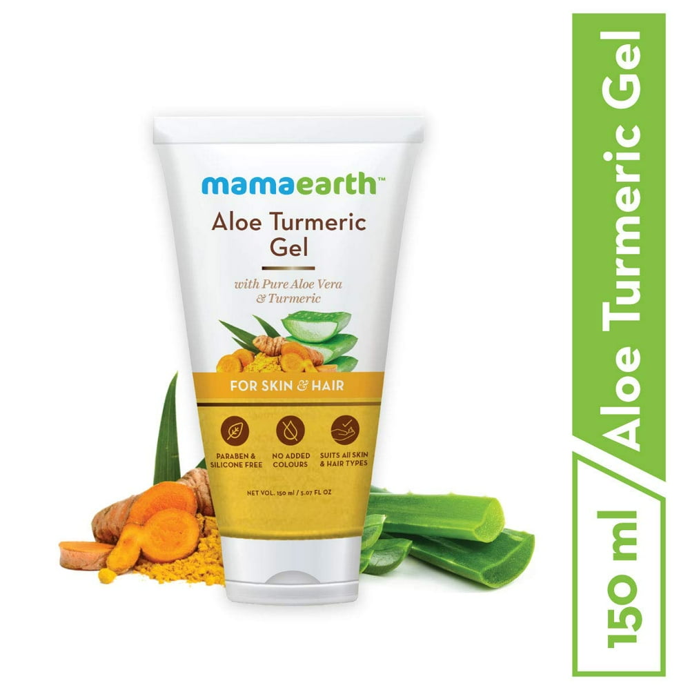 Mamaearth Aloe Vera Gel From 100 Pure Aloe Vera For Face, Skin & Hair