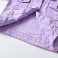 thumbnail image 5 of FYMNSI Toddler Girls Jean Jacket Baby Girl Spring Denim Jackets Fall Clothes Cowboy Outerwear 18-24 Months Purple, 5 of 6