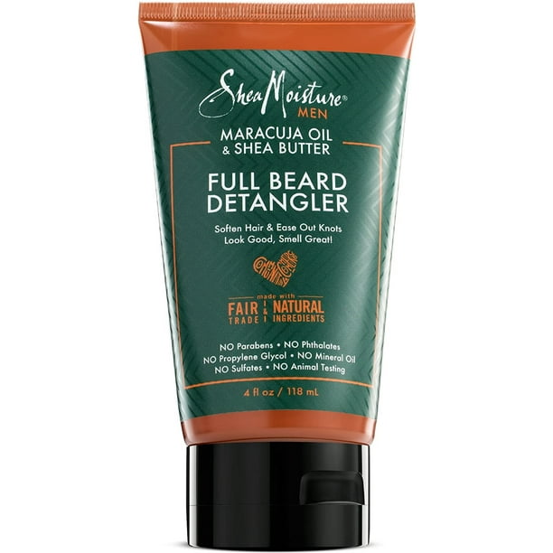 Shea Moisture Full Beard Detangler for Full Beards Maracuja Oil and