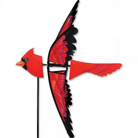 Premier Designs 23" Multicolor Fabric Cardinal Wind Spinner