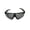 black frames with black lenses, variant on Smart Cycling Glasses with Bluetooth Audio, 5-6H Playtime, Magnetic Charging | Choose Lens (Gray/Night Vision/Coated) for Riding, Skiing, Running | TR90 Frame, IPX5 Sweatproof