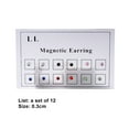 thumbnail image 4 of AYYUFE 12Pcs Nose Rings Magnet Non Pierced Unisex Fake Piercings Mixed Colors Lip Ear Tragus Cartilage Rings for Party, 4 of 8