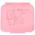 thumbnail image 2 of Caja divisora de medicamentos sellado contenedor de plástico cápsula organizador de pastillas Mini estuche de almacenamiento para viajes en interiores y exteriores (rosa) Feliz Sencillez, 2 of 4