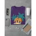 thumbnail image 3 of Sunsets And Palm Trees T-Shirt Men -Smartprints Designs, Male Small, 3 of 4