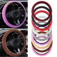 thumbnail image 2 of vasos universal perla terciopelo auto decoración caliente felpa coche volante cubierta coche estilo coche invierno antideslizante protección suave/multicolor, 2 of 4