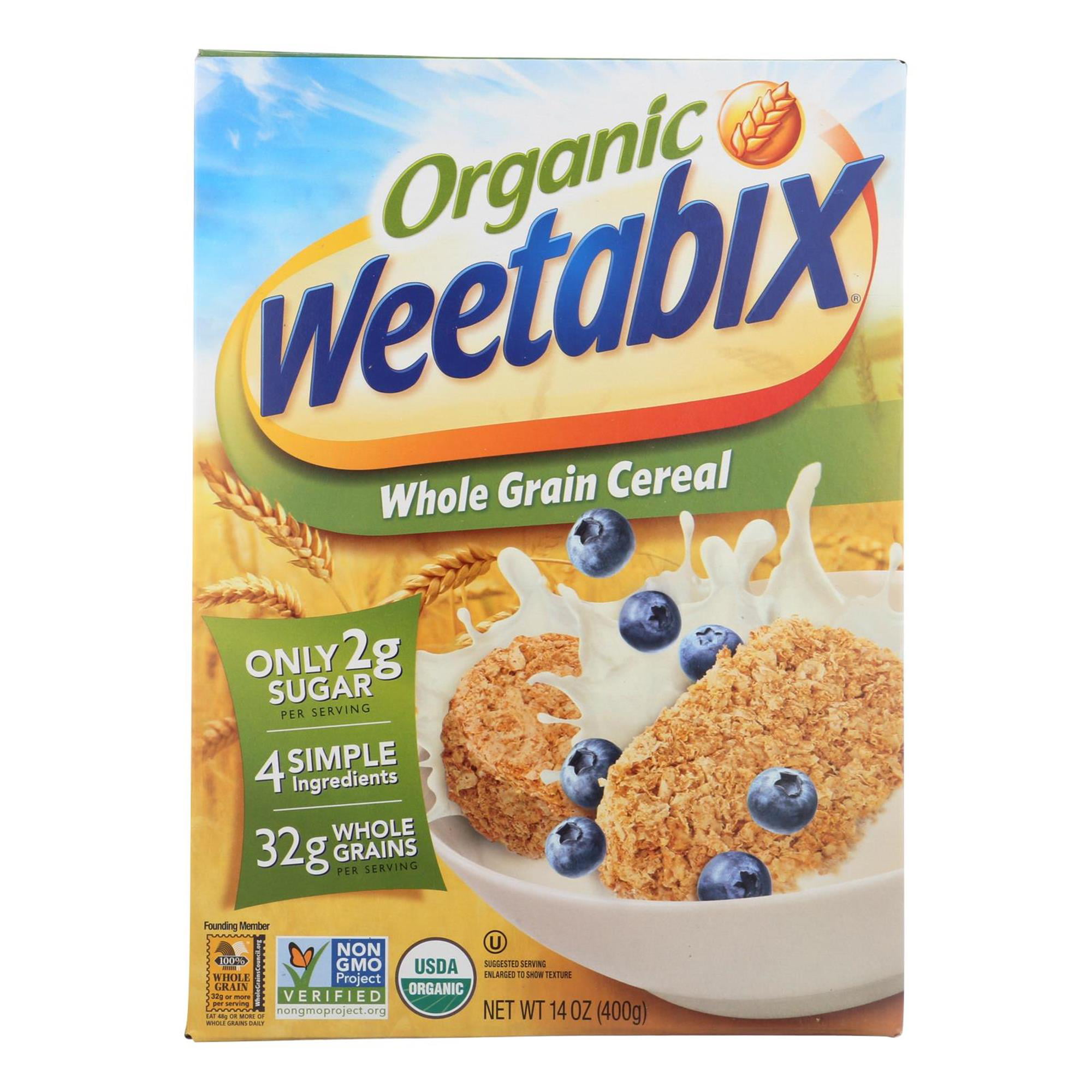 Photo 1 of 2 pack of Weetabix Organic Whole Grain Cereal, 14 Oz