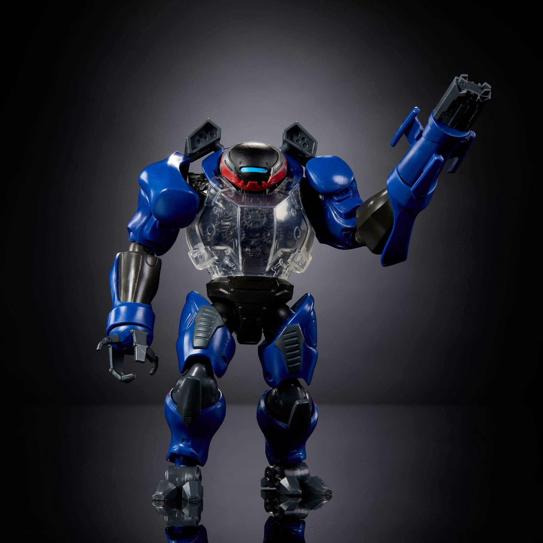 Masters of the Universe 2026 Movie Origins Deluxe Roboto Action Figure Toy, Mechanical Warrior