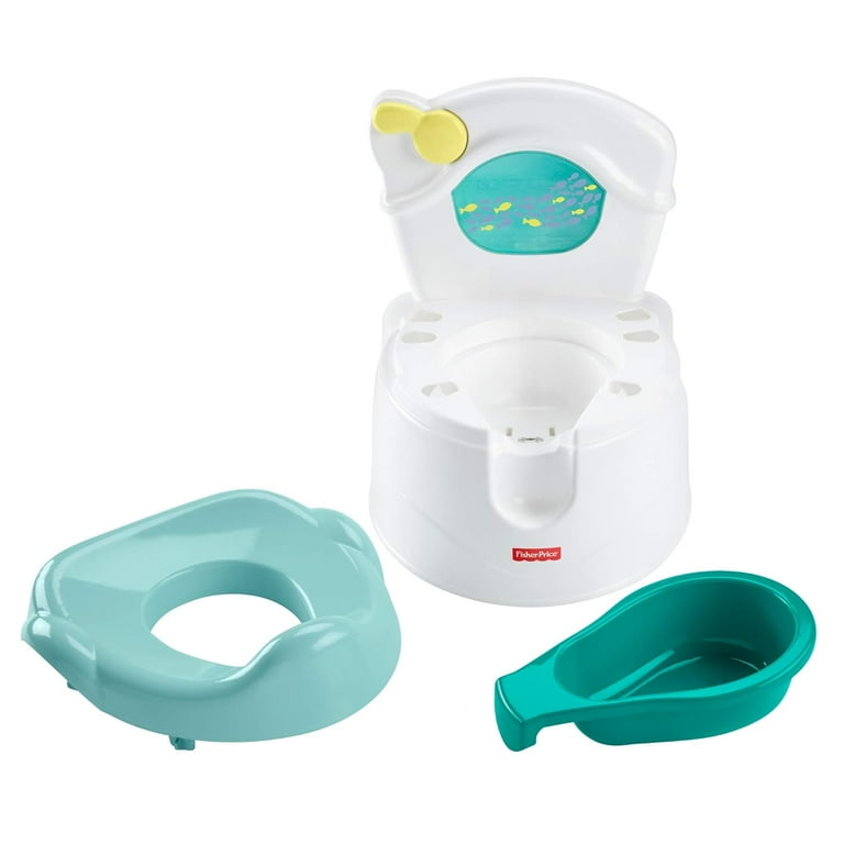 Fisher Price Sea Me Flush Potty toilet training chair with music and lights for infant and toddler