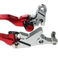 thumbnail image 3 of Ximing 2x Levier d'Embrayage Cylindre Guidon Pliable pour Crf250L 300L - Rouge, 3 of 7