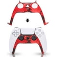 thumbnail image 1 of PS5 Controller Replacement Shell,DIY Shell Decorative Strip for PS5 Dualsense Controller(Camouflage Red), 1 of 8