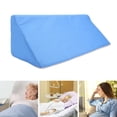 thumbnail image 1 of Body Positioning Wedge Pillow, Triangular Blue Side Wedge Pillow  for Pregnancy, 1 of 7