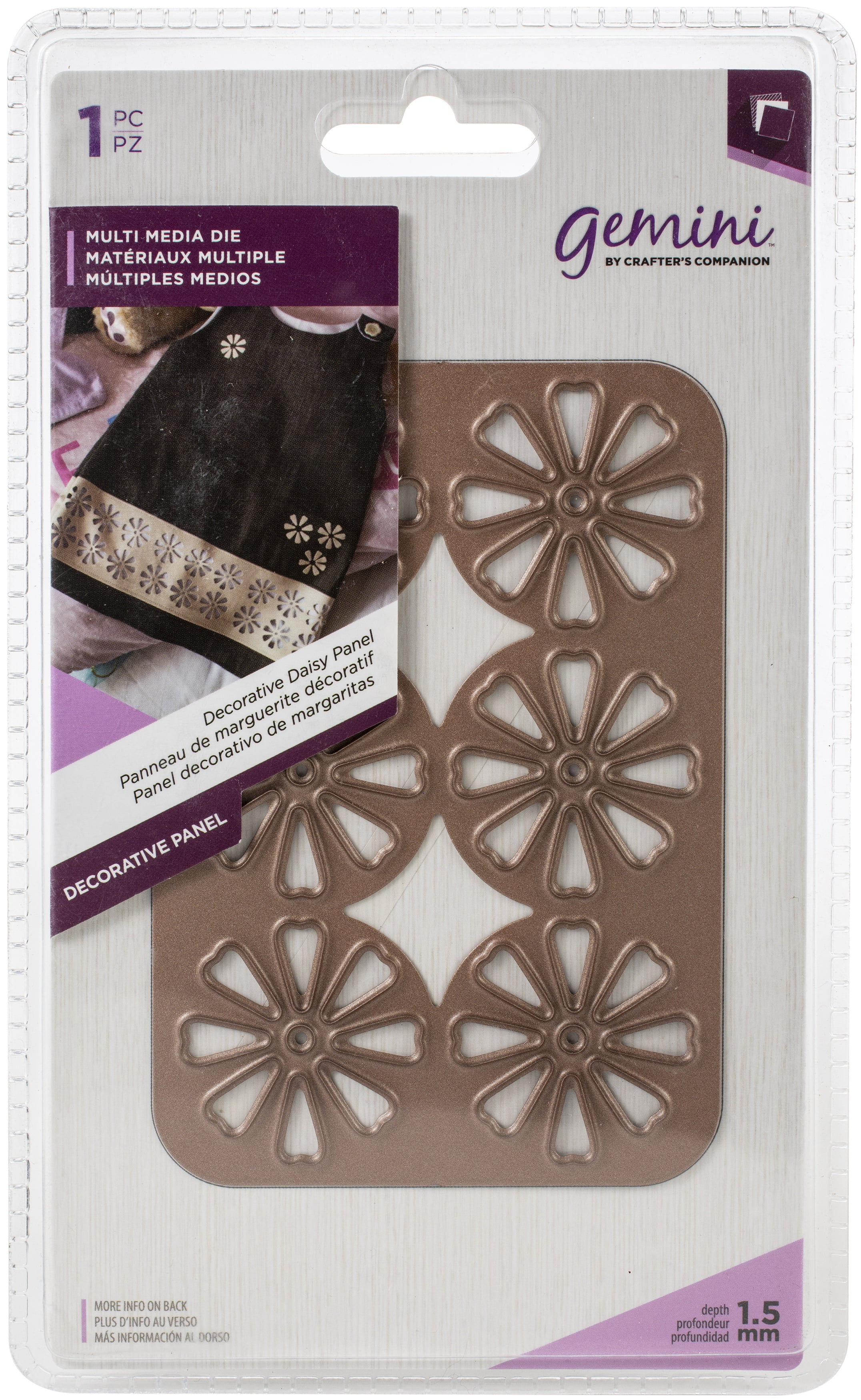 Crafter's Companion Gemini Multi Media DiesDecorative Daisy Panel
