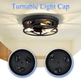 thumbnail image 3 of Lámpara de techo SKEJAO de 3 luces, montaje empotrado, 33 cm, negra, 3 of 6