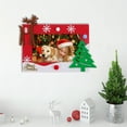 thumbnail image 3 of dianhelloya 1 Set Photo Frame Eye-Catching Xmas Trees Santa Claus Decor Christmas Picture Frame for Holiday Festive for Xmas Sets, 3 of 7