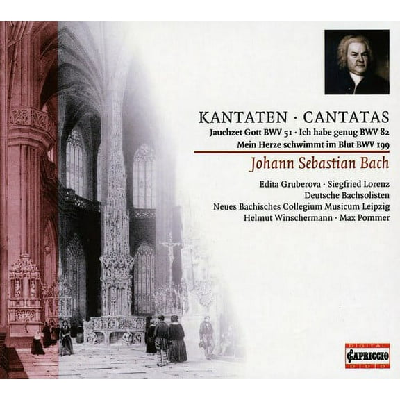 Edita Gruberov - Cantatas BWV 51 82 & 199 - Music & Performance - CD