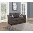 thumbnail image 2 of Salizar Upholstered Flared Arm Loveseat Charcoal Grey, 2 of 10