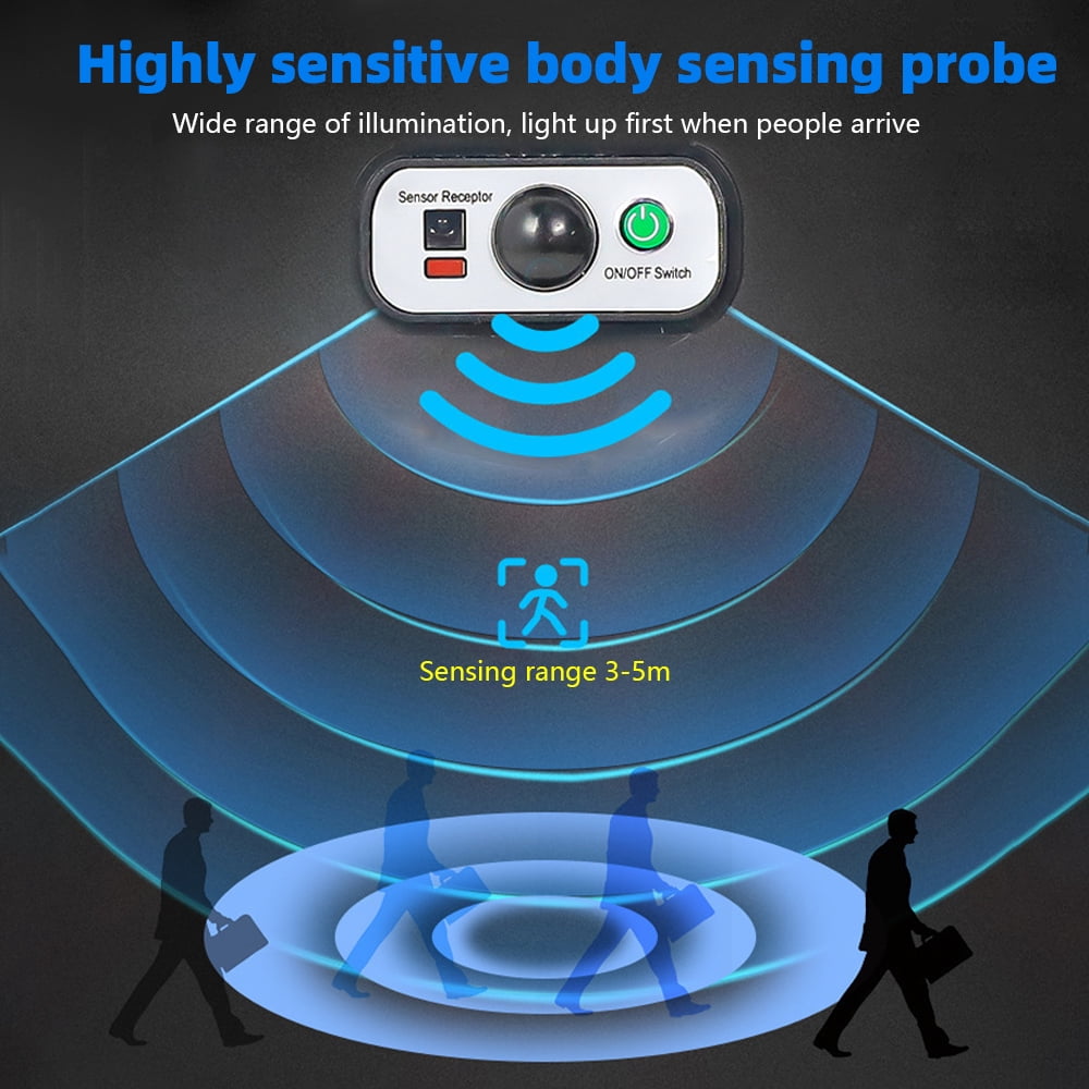 Solar Lights Outdoor - 360 LED Motion Sensor Security Lights with Remote Control 3 Lighting Modes Solar Flood Lights for Outside Garage Yard,2 Pack