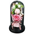 thumbnail image 1 of Rose Gift Box with Glass Cover LED Light Gift for Valentine‘s Day Anniversary, 1 of 9