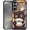 Cat Drinks Coffee, variant on Compatible with Samsung Galaxy S22 Plus Case, Pandas Chew Bamboo for S22 Plus Women Girls, Shockproof Anti-Slip Drop Protection with Soft TPU Bumper Pattern Design