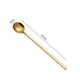 thumbnail image 2 of 12 Pcs Coffee Spoons Set Gold Tea Spoons Long Handle Stirring Spoons Coffee Rounded Stirring Spoon, 2 of 5