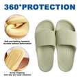 thumbnail image 3 of Zapatillas para mujeres y hombres de secado rápido, zapatillas suaves con puntera abierta, antideslizantes, suaves, para ducha, spa, baño, piscina, gimnasio, casa de playa, sandalias para interiores, 3 of 5