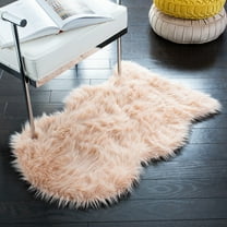 Safavieh Faux Sheep Skin Jadyn Animal Area Rug, Light Pink, 2' x 3'