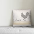thumbnail image 3 of Creative Products Cluck Rooster 18x18 Spun Poly Pillow, 3 of 3