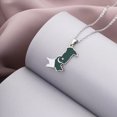 thumbnail image 3 of nipocaio Bijoux Collier en Acier Inoxydable Pakistan Carte Pendentif, Mode, 3 of 5