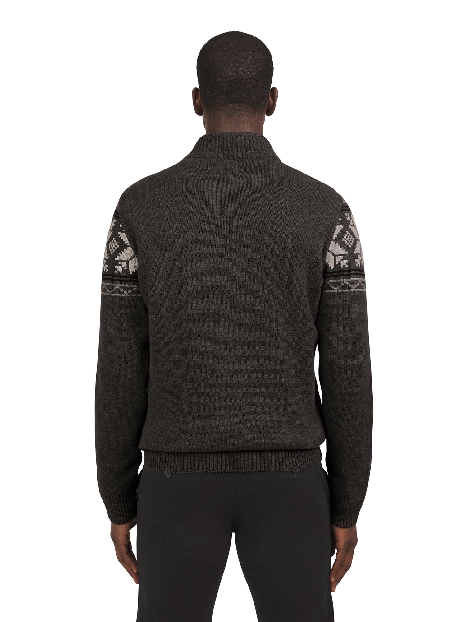 Chaps Men's & Big Men's Full Zip Holiday Sweater, Sizes S-2XL