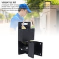 thumbnail image 6 of NFTIGB 2 Way Gate Latch Lockable Anti Sag Sturdy Construction Black Farm Gate Latch for 1 5/8in to 2in Round Tube Gate (15.00 cm / 5.91 inches), 6 of 9