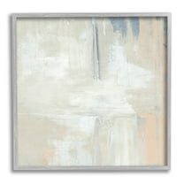 Stupell Industries Beige Modern Neutral Tones Painting Gray Framed Art Print Wall Art, Design by Annie Warren