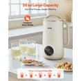 thumbnail image 3 of VEVOR 8-in-1 Nut Milk Maker, 34 oz Soy Milk Maker with 180W Blending, for Homemade Oat, Nut, Soy, Juice, Milkshake, Rice Cereal, Plant-Based Beverages with Self-Cleaning, Boil Water, 12-Hour Delay, 3 of 9