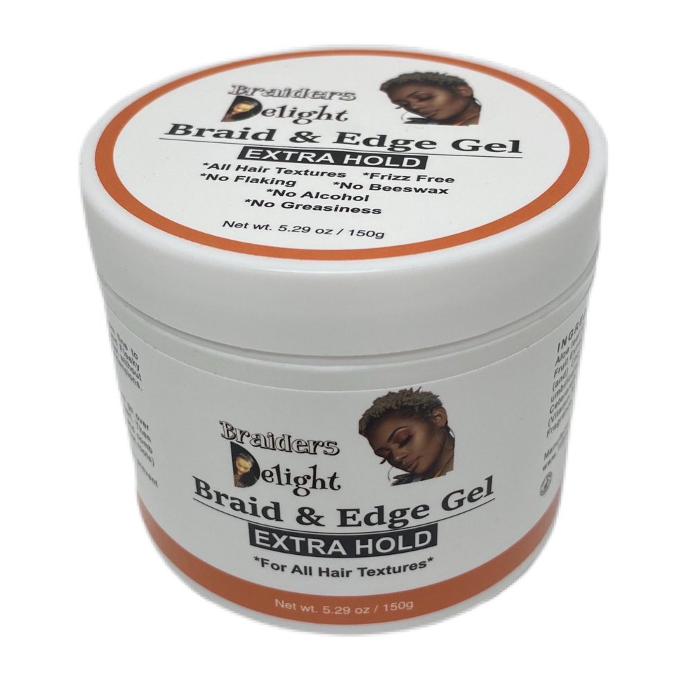 Braiders Delight Braid & Edge Gel - Strong Hold, ALL Hair Textures 5.29