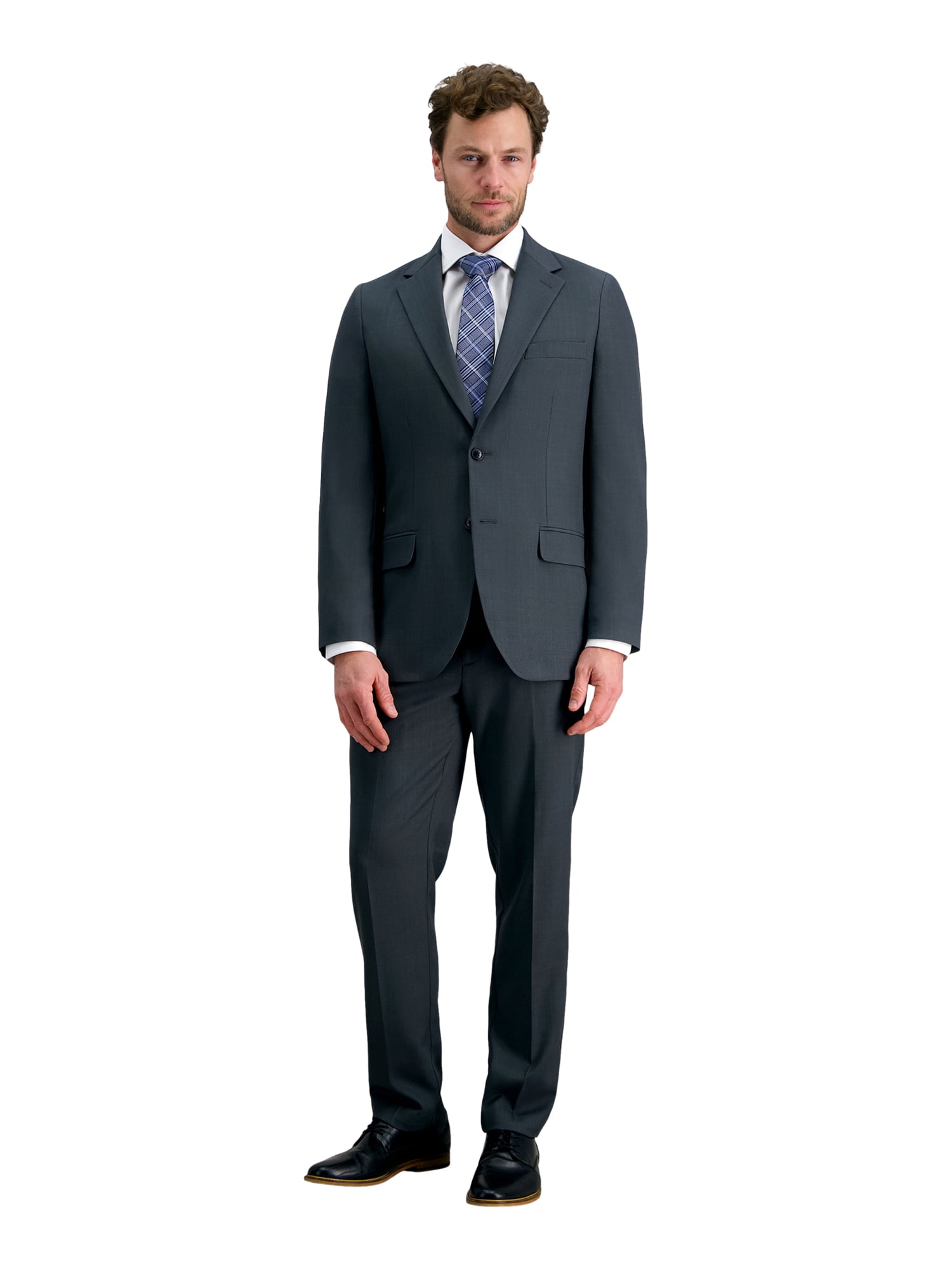 George Men's Comfort Stretch Suit Separates Jacket, Straight Fit 40-60 Size Range
