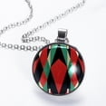 thumbnail image 2 of Palestine Elegant Glass Circular Pendant Necklace for Women - Fashion Jewelry for Women's Necklaces, 2 of 5