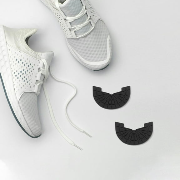 FRCOLOR 1 Pair Nonslip Sole Heel Pads Sneaker Heel Repair Pad Rubber Shoe Sole Protectors Shoe Heel Pads Compact Heel Pad Replacements