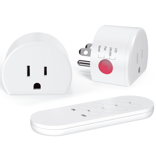 Wireless Remote Control Surnice Outlets, 40m/130ft Range for Lights