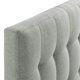 thumbnail image 4 of Cabecero Ergode Lily Twin tapizado en tela de lino gris, 4 of 4